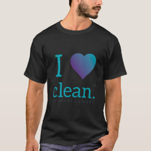 Männer - I Liebe sauberer T - Shirt