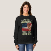 Männer ich bin das Original seit 1964 Coole Retro- Sweatshirt (Vorne ganz)