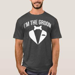 Männer Ich bin der Bräutigam Hochzeit Junggesellen T-Shirt