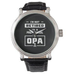 Männer ich bin ein Berufliches opa-geduldiges Gesc Armbanduhr