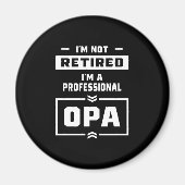 Männer ich bin ein Berufliches opa-geduldiges Gesc Magnet (Vorne)