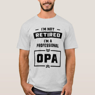 Männer ich bin ein Berufliches opa-geduldiges Gesc T-Shirt