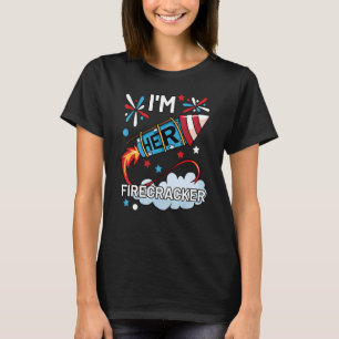 Männer ich bin ihr Firecracker 4. Juli Matching Co T-Shirt