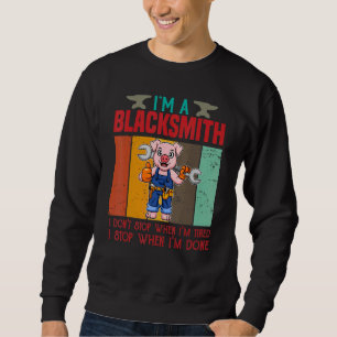 Männer, ich bin Schmidt, ich höre nicht auf, wenn  Sweatshirt