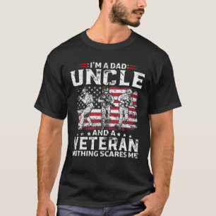 Männer ich bin Vater Onkel T Veteran Veteran's Day T-Shirt