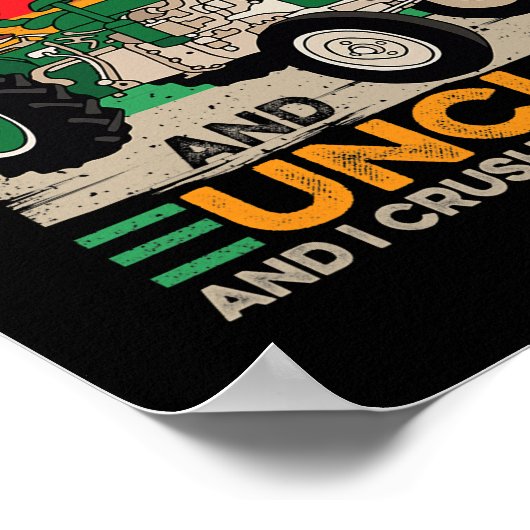 Männer ich habe zwei Titel Bauer und Onkel Väter Poster (Ecke)