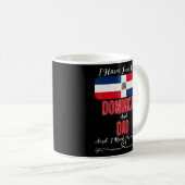 Männer ich habe zwei Titeln dominikanisch und Vate Kaffeetasse (VorderseiteRechts)