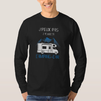 Männer Ich Kann Nicht Ich Verschwinde Im Camping V T-Shirt