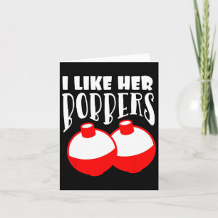 Männer ich mag ihre Bobber Funny Fishing Paare Gif Karte