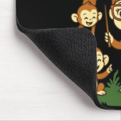 Männer, ich unterrichte die lustigste Affen-Darbie Mousepad (Ecke)