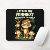 Männer, ich unterrichte die lustigste Affen-Darbie Mousepad (Mit Mouse)