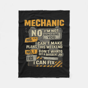 Männer ignorieren Ihren mechanischen Spaß nicht Fleecedecke