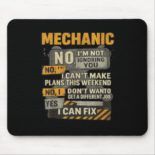 Männer ignorieren Ihren mechanischen Spaß nicht Mousepad