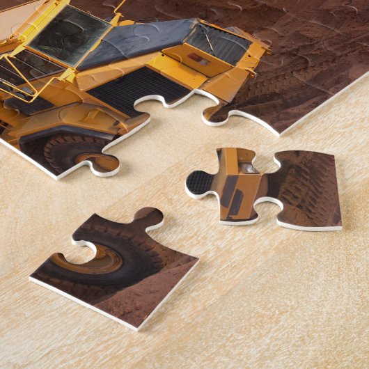 Männer im ArbeitsDigger- und Sprungwagen Puzzle (Seite)