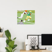 Männer im Fußball 2 Poster (Heimbüro)