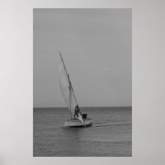 Männer im Meer Poster (Vorne)