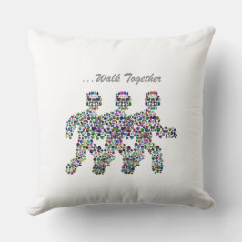 Männer in Bewegung Kissen