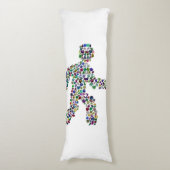 Männer in Bewegung Seitenschläferkissen (Vorderseite Vertikal)