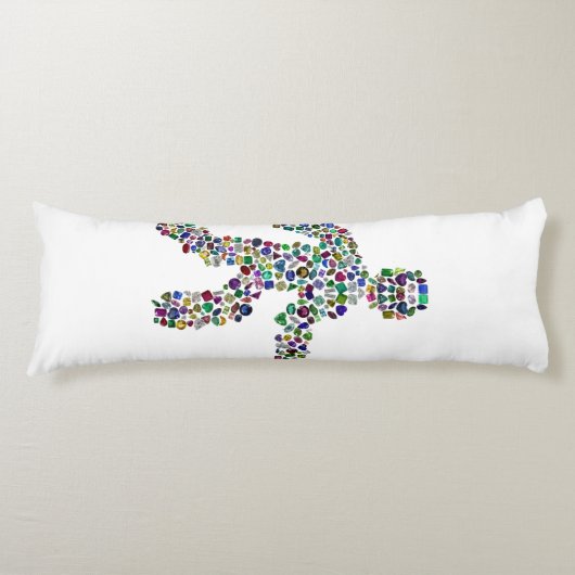 Männer in Bewegung Seitenschläferkissen (Vorderseite)