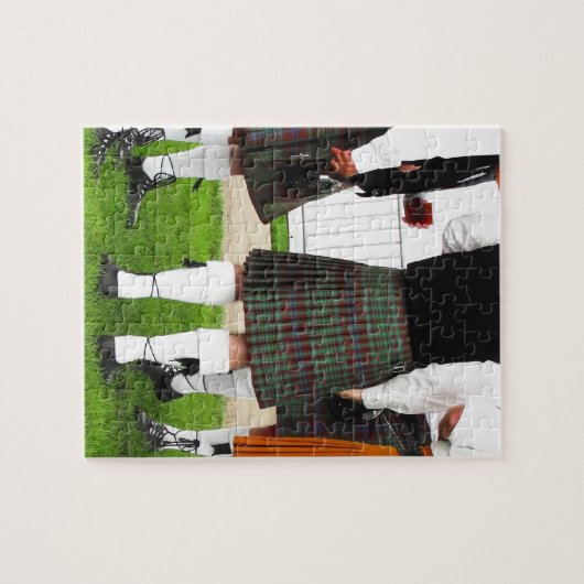 Männer in den Röcken Puzzle (Horizontal)