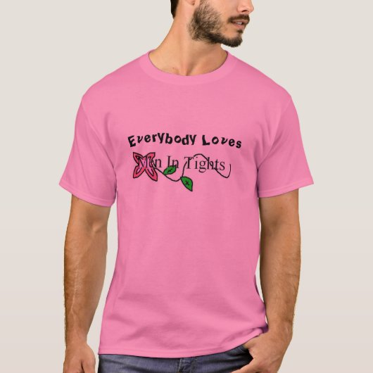 Männer in den Strumpfhosen T-Shirt (Vorderseite)