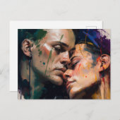 Männer in der Liebe Postkarte (Vorne/Hinten)