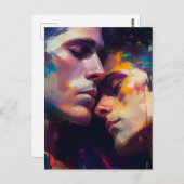 Männer in der Liebe Postkarte (Vorne/Hinten)