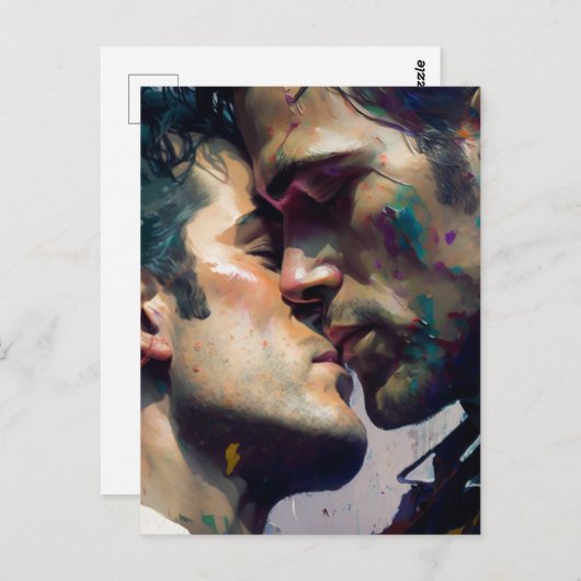 Männer in der Liebe Postkarte (Vorne/Hinten)