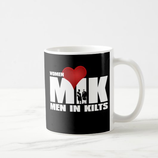 Männer in Kilts-Tasse Kaffeetasse (Rechts)