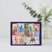 Männer in Postdesigns Postkarte (Stehend Vorderseite)
