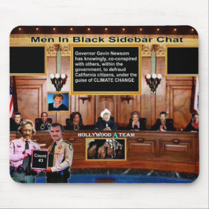 Männer in schwarzem Chat Mousepad