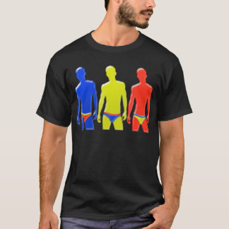 Männer in Unterwäsche T-Shirt