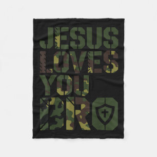 Männer Jesus Lieben Sie Bro Funny Christlicher Jun Fleecedecke