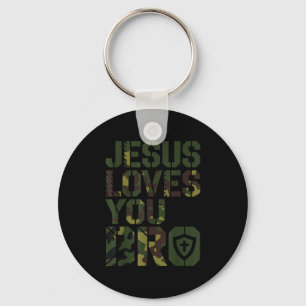 Männer Jesus Lieben Sie Bro Funny Christlicher Jun Schlüsselanhänger