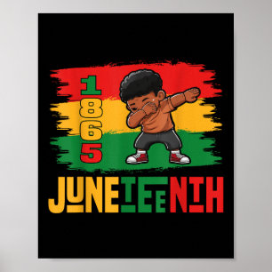 Männer Juneteenth In Erinnerung an meine Vorfahren Poster