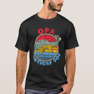 Männer Junge Geburtstag I Opa I Ankylosaurus I Fam T-Shirt