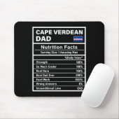 Männer Kap Verde Regierung Agentur Dad Ration Fakt Mousepad (Mit Mouse)