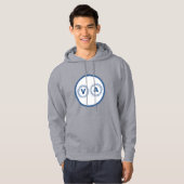 Männer-Kapuzenpullover DESIGN VIRGINIA Hoodie (Vorne ganz)