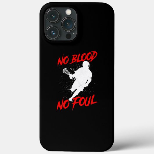 Männer kein Blut Kein Foul Lacrosse  Case-Mate iPhone Hülle (Rückseite)
