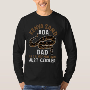 Männer Kenyan Sand Boa Vater wie normaler Vater ei T-Shirt