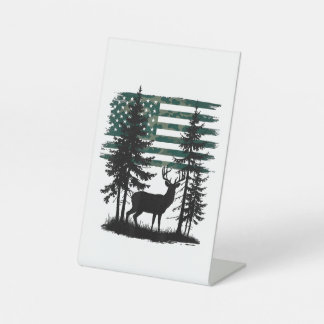 Männer Kinder Jungen Jagd Shirt Hirschjäger Kleink Sockelschild