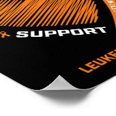 Männer Kinder kämpfen Geschenk ich trage Orange Le Poster (Ecke)