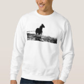 Männer Kleidung Pop Art Reiten doppelseitig Sweatshirt (Vorderseite)