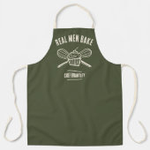 Männer Koch Individuelle Name Kochen Backen Schürz Schürze (Vorderseite)