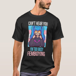 Männer können nicht hören, dass ich zu beschäftigt T-Shirt
