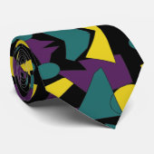 Männer Krawatte abstrakt Retro Corporate Männer Mo (Gerollt)