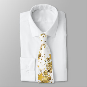 Männer-Krawatte-Gold-Stars Krawatte