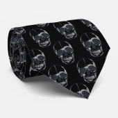 Männer-Krawatte-Halloween-Skulls Krawatte (Gerollt)