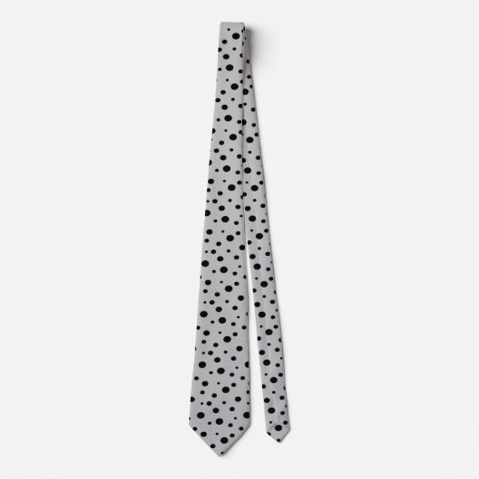Männer-Krawatte-Polka Dots Neck Tie Krawatte (Vorderseite)