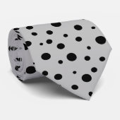 Männer-Krawatte-Polka Dots Neck Tie Krawatte (Gerollt)